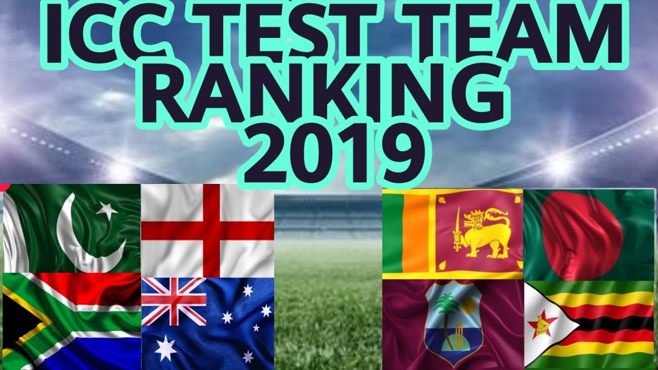 ICC RANKING 2019 LATEST - ICC TOP 10 TEAMS (TEST)