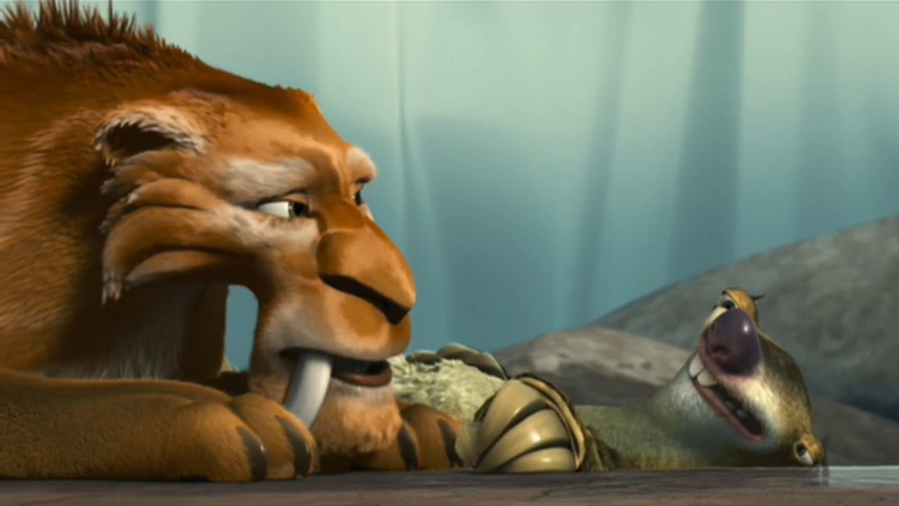 Ice Age 2 - Diego learns to swim