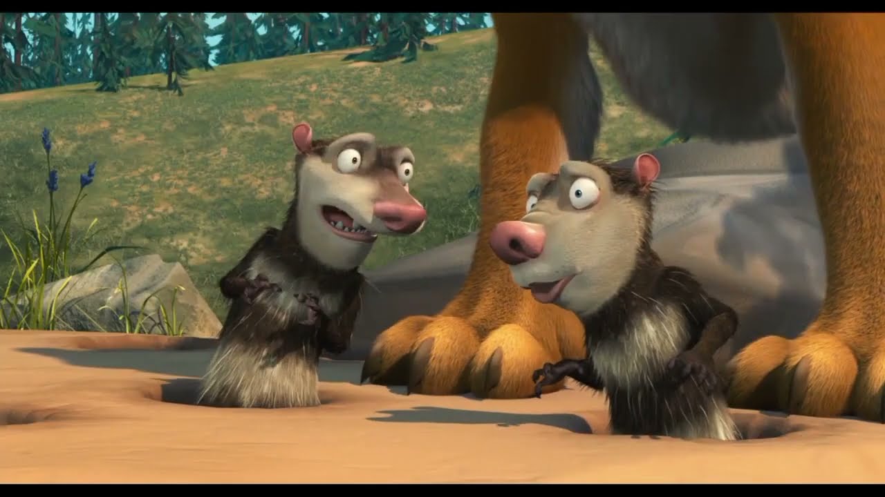 Ice Age 2: The Meltdown - Sid And Diego Vs Crash And Eddie