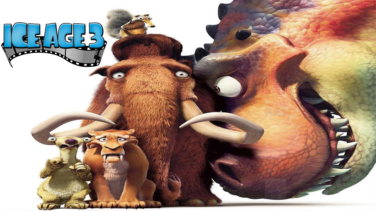 ICE AGE 3 GANZER FILM DES SPIEL IN DEUTSCH DIE DINOSAURIER SIND LOS - ROKIPOKI - VIDEO GAME MOVIES