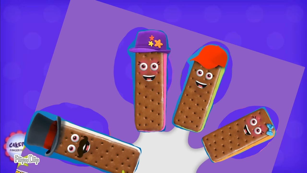 Ice Cream Sandwich Cake Pop Finger Family (VD Recreation)