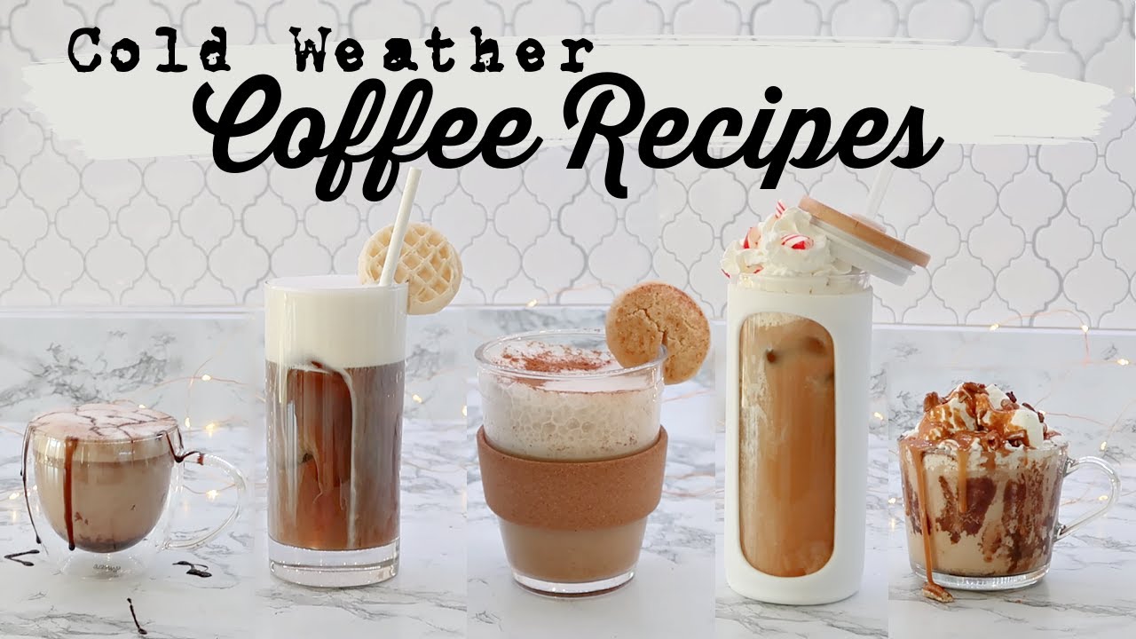 ICED COFFEE & HOT COFFEE RECIPES YOU CAN MAKE AT HOME | Cold Weather Drinks | Keto & DF Options