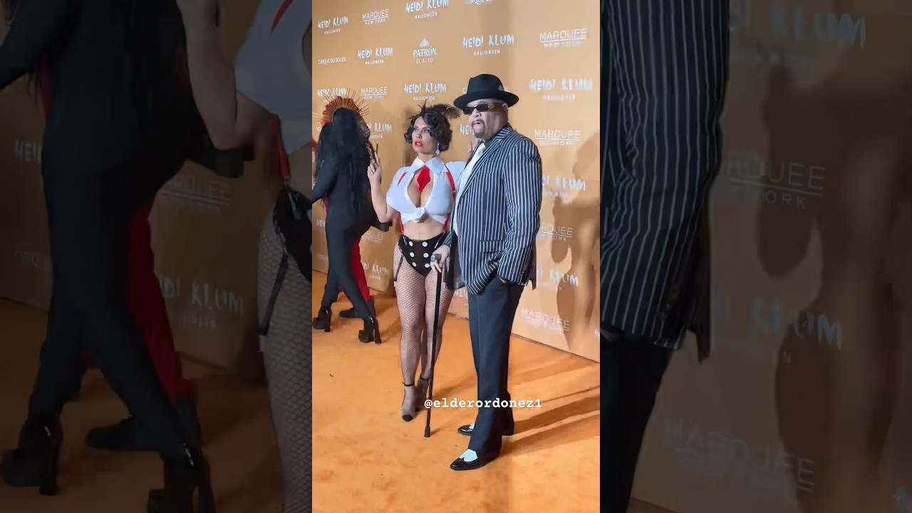 Ice-T And Coco Austin at Heidi Klum annual Halloween bash in New York  last night #nyc #halloween