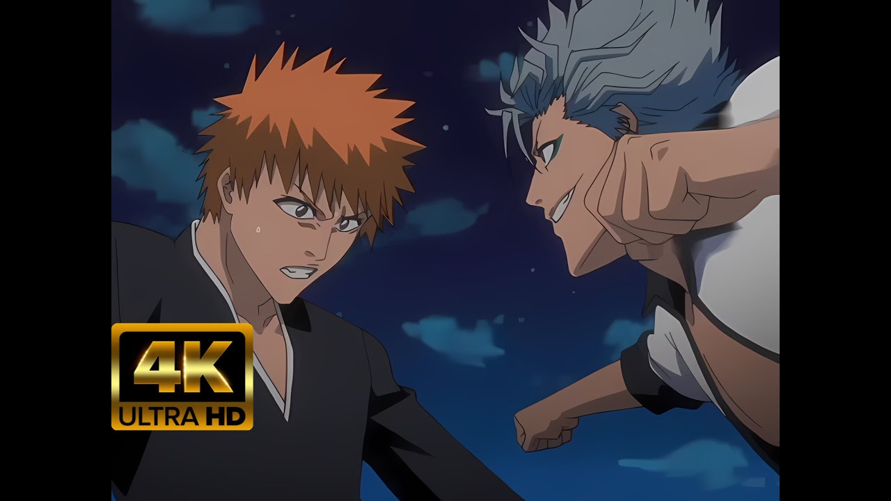 Ichigo vs Grimmjow 4K - Bleack EP 121