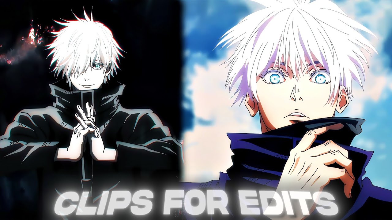 Iconic Satoru Gojo Clips for Editing (Jujutsu Kaisen Season 1)