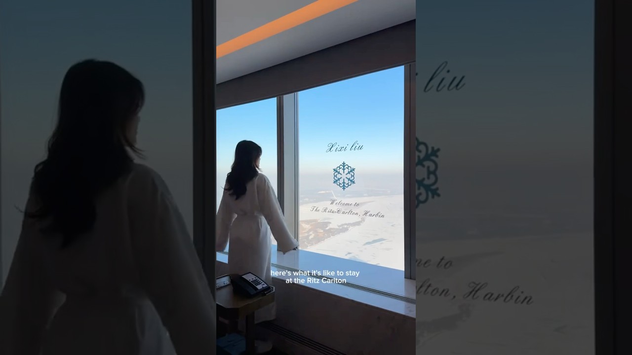 I'd go back just for this hotel tbh #harbin #travelchina #ritzcarlton #hotelreview