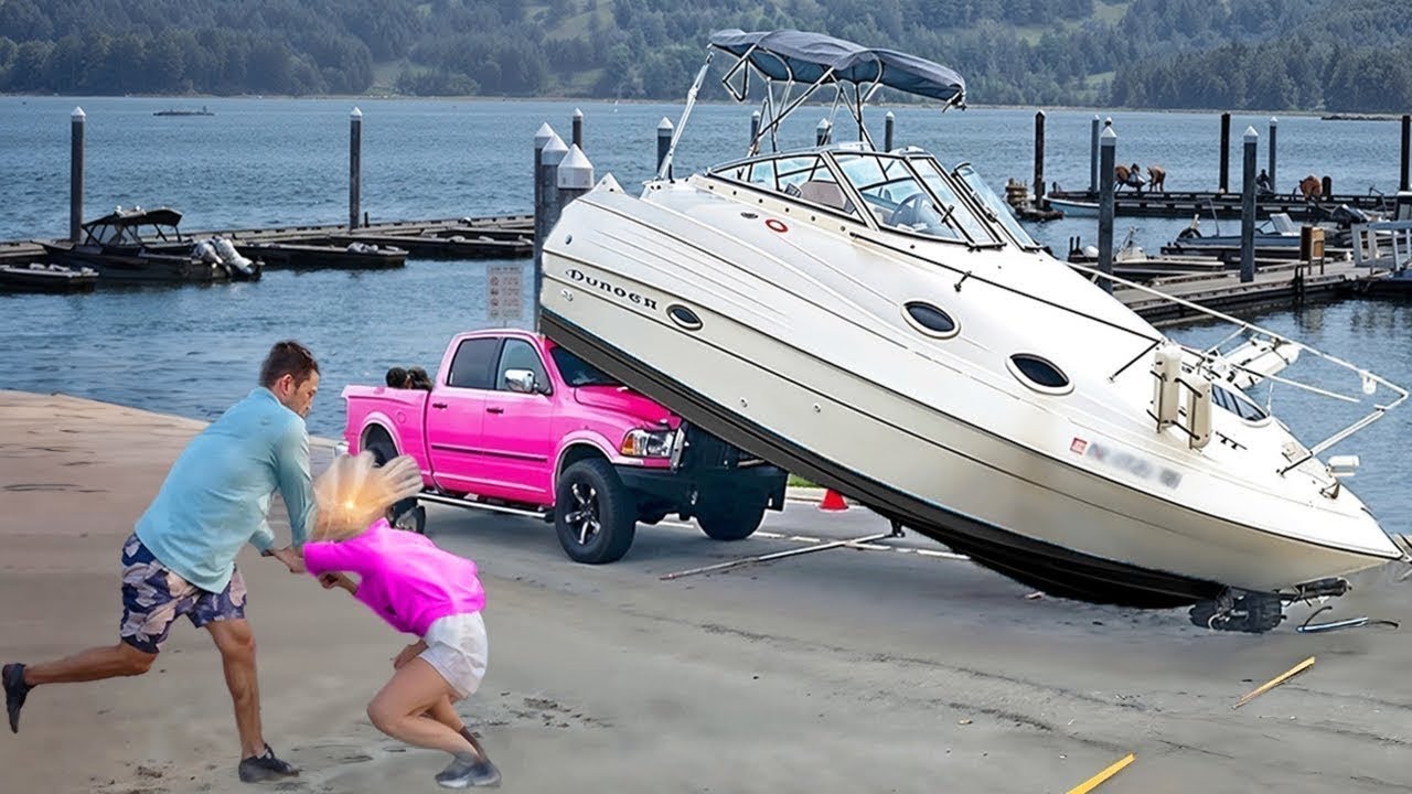 IDIOTS AT THE BOAT RAMP!