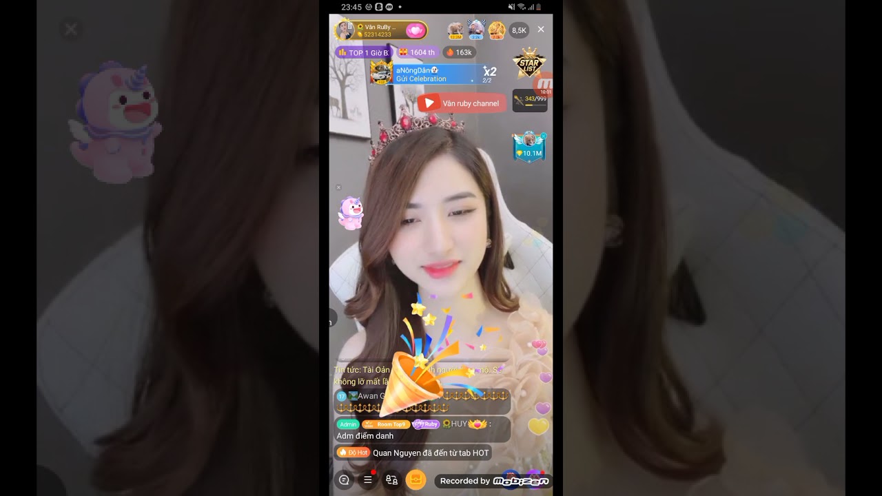 Idol Vân Ruby top 1 Bigo 1604 thùng phá kỷ lục Bigo Live Việt Nam.....