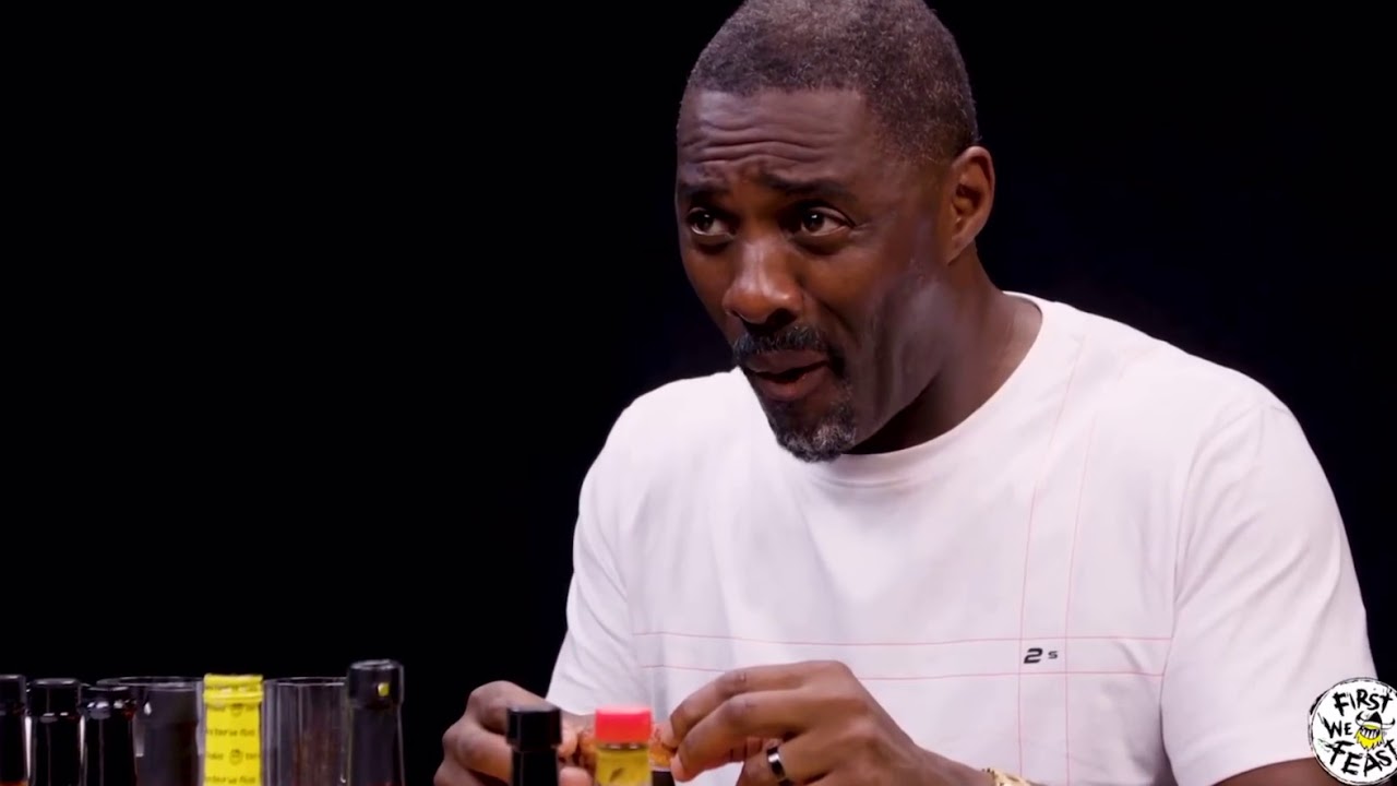 Idris Elba coughs while eating a hot wing... | Idris Elba meme