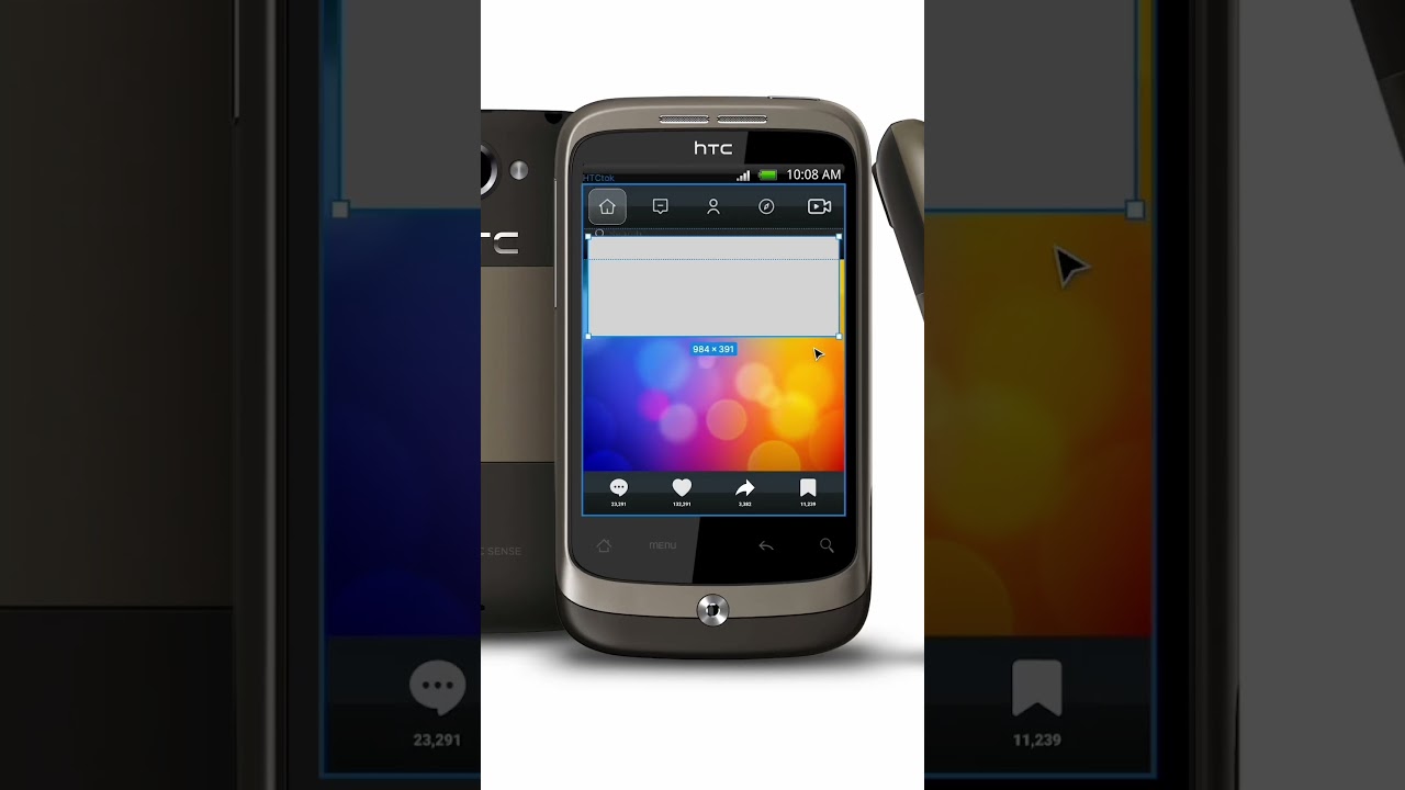 If TikTok existed in 2010 (HTC Wildfire)