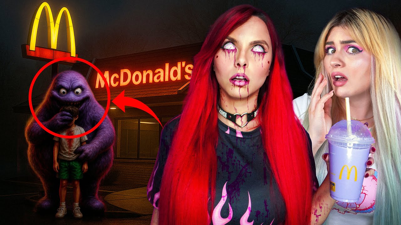 IF YOU SEE THE TERRIFYING GRIMACE IN A MCDONALDS, RUN! 😰​🟣 @dipssybunny *chased me home!*