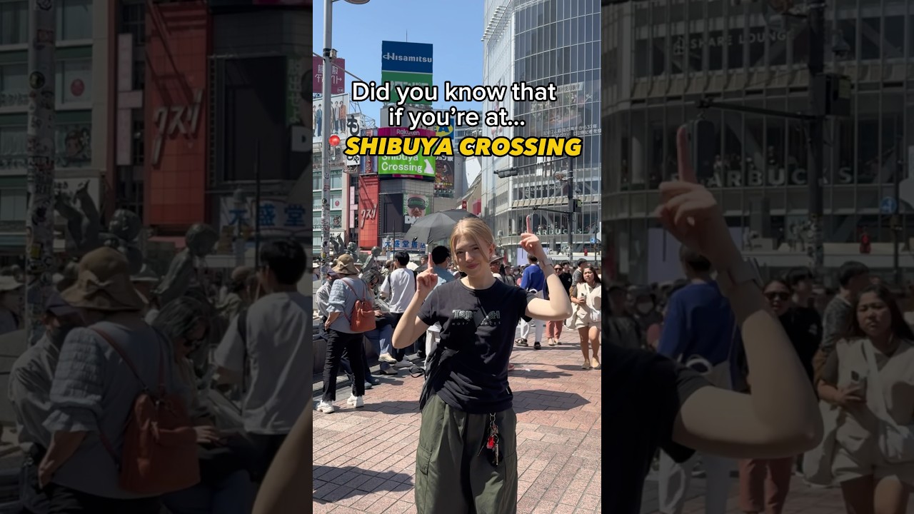 If you’re at Shibuya Crossing…you can visit this JUJUTSU KAISEN LOCATION!!🇯🇵 #jujutsukaisen #gojo