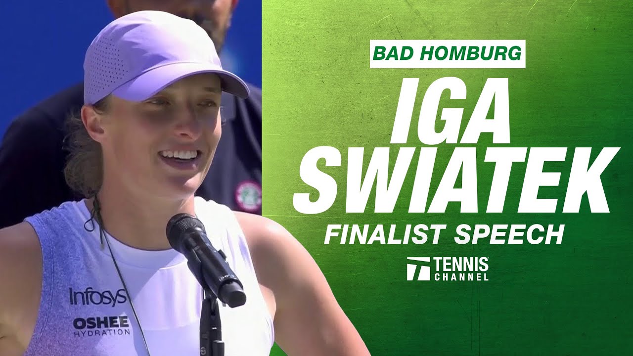 Iga Swiatek Championship Speech | 2025 Bad Homburg