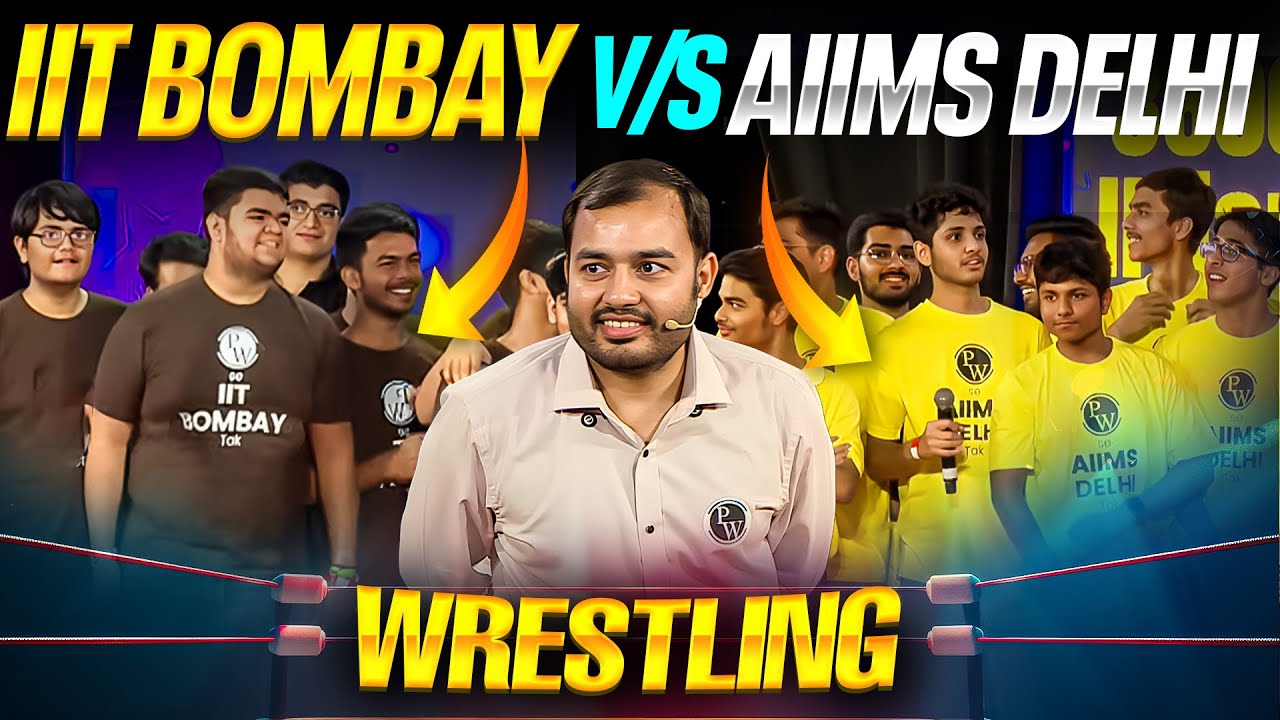IIT BOMBAY V/S AIIMS DELHI || WRESTLING COMPETITION😱🔥