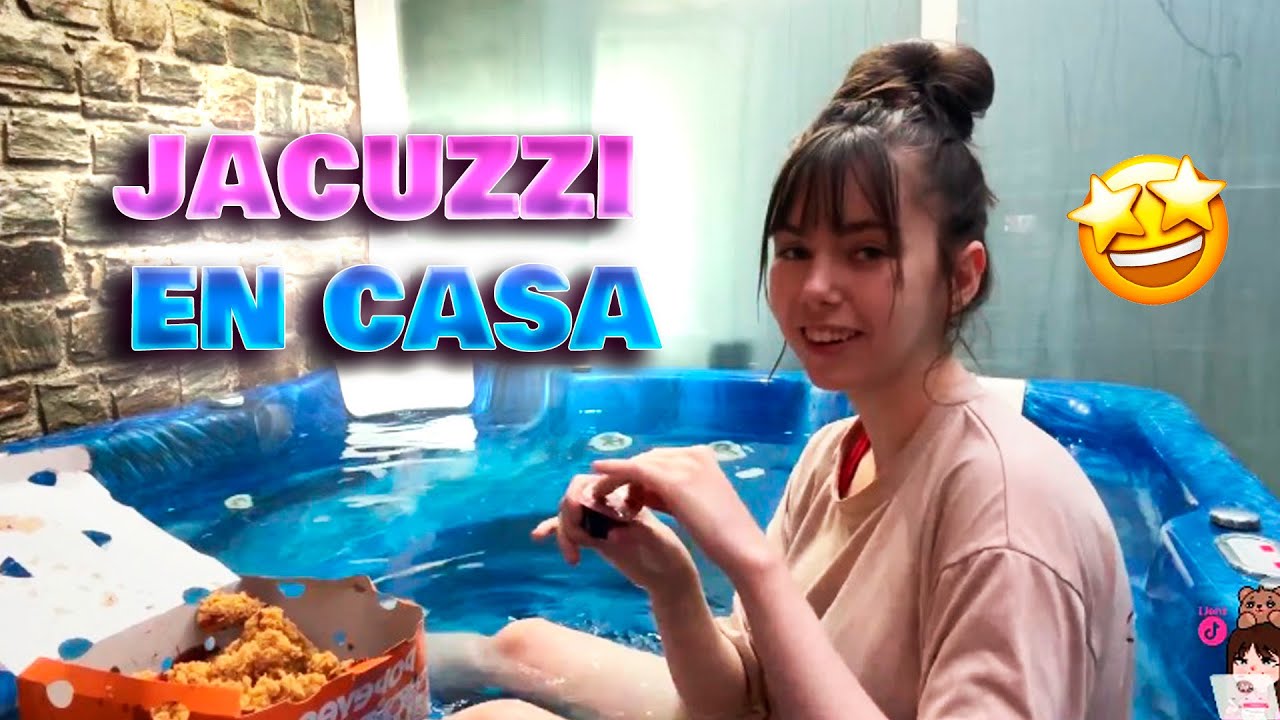 IJENZ PRUEBA SU JACUZZI EN CASA 😘✨❤️ POLLO BROASTER 😘✨❤️