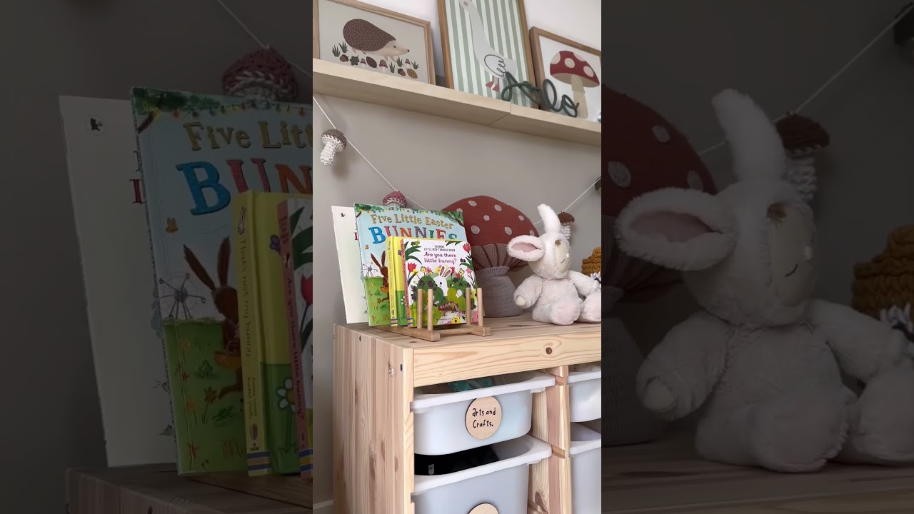 IKEA KIDS HACK!! MONTESSORI HACK £3 🤭😍 Spring book switch up🐰