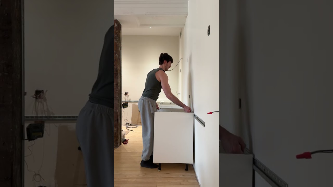 ikea kitchen - finally making some progress on my kitchen renovation with my new ikea cabinets!