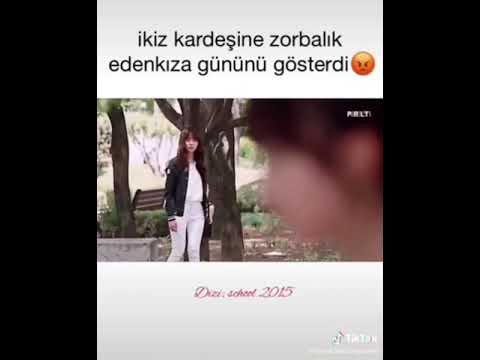 ikiz kardeşine zorbalık eden kıza gününü gösterdi! school 2015 Kore klip