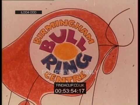 IL004 000 Birmingham Bull Ring Shopping Centre Kenneth Williams Animation