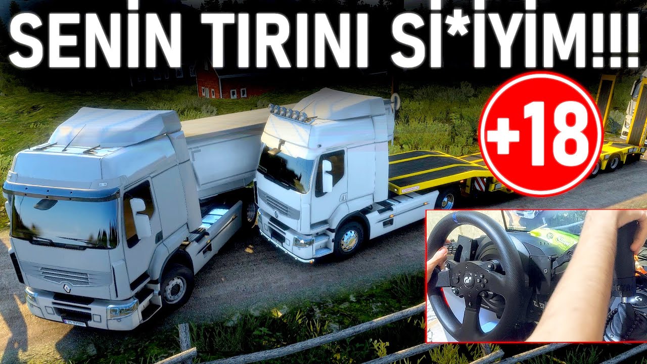 ÇILDIRTTILAR! SİNİRDEN VİTESİ YEDİM - KİRKENES MADEN YOLU - ETS 2 MP ProMods T300RS GT