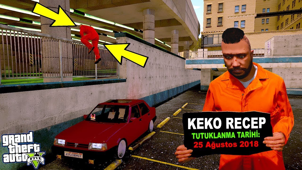ÇILGIN RECEP TOFAŞLA HAPİSTEN KAÇIYOR! - GTA 5 KEKO MODU