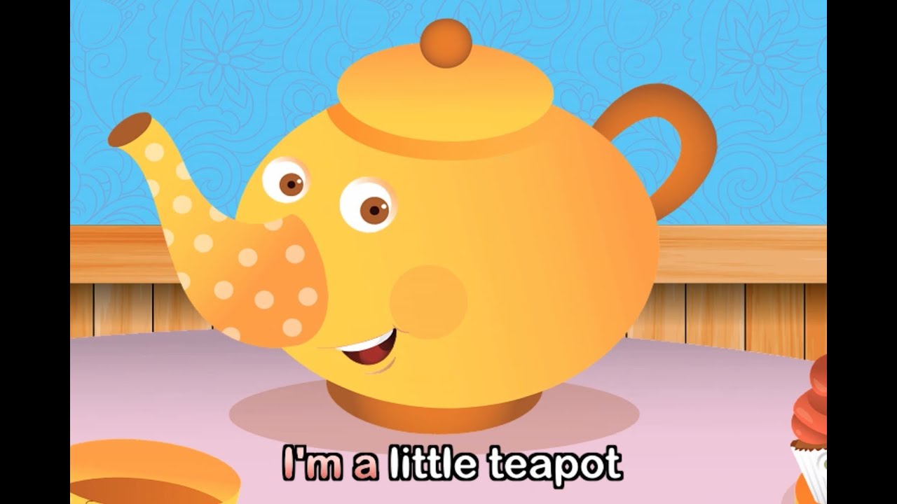 I'm A Little Teapot (with lyrics) - Nursery Rhymes by EFlashApps