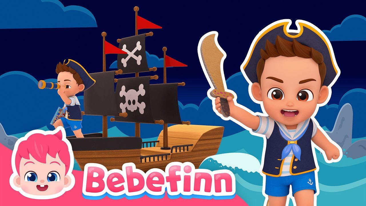 I'm a Pirate 🏴‍☠️ | EP64 | Captain Hero Brody | Bebefinn Sing Along2 | Nursery Rhymes & Kids Songs