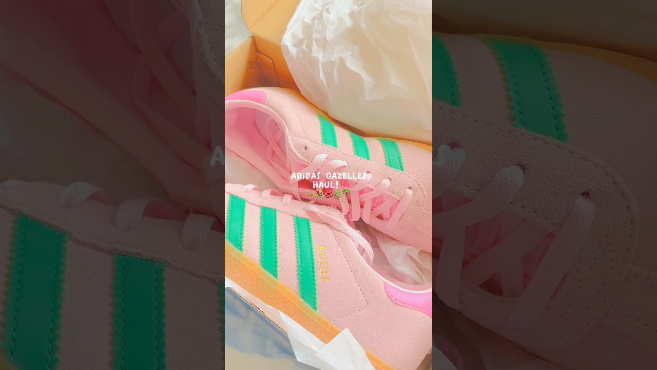 im in love 🤩🌺🌿 #queenbeadsbylilly #gazelles #adidas #shortsfeed
