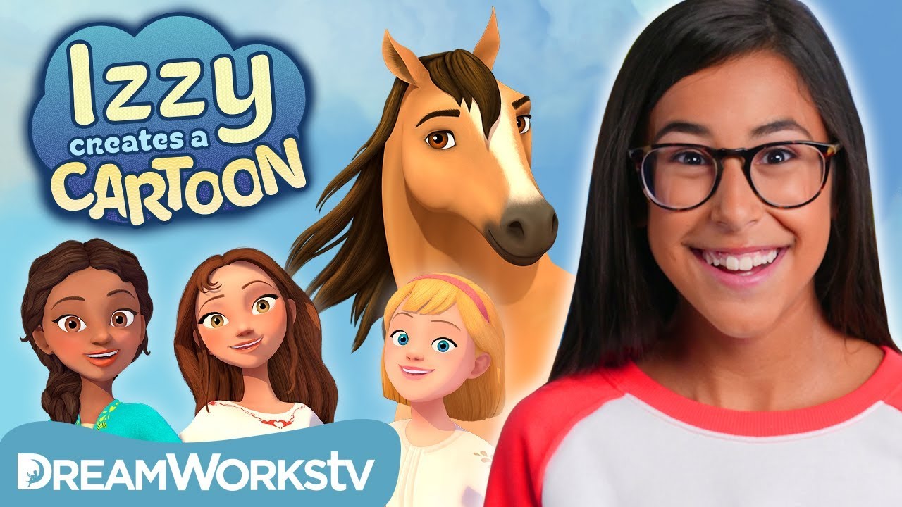 I'm Making a Cartoon! | SPIRIT RIDING FREE PRESENTS IZZY CREATES A CARTOON