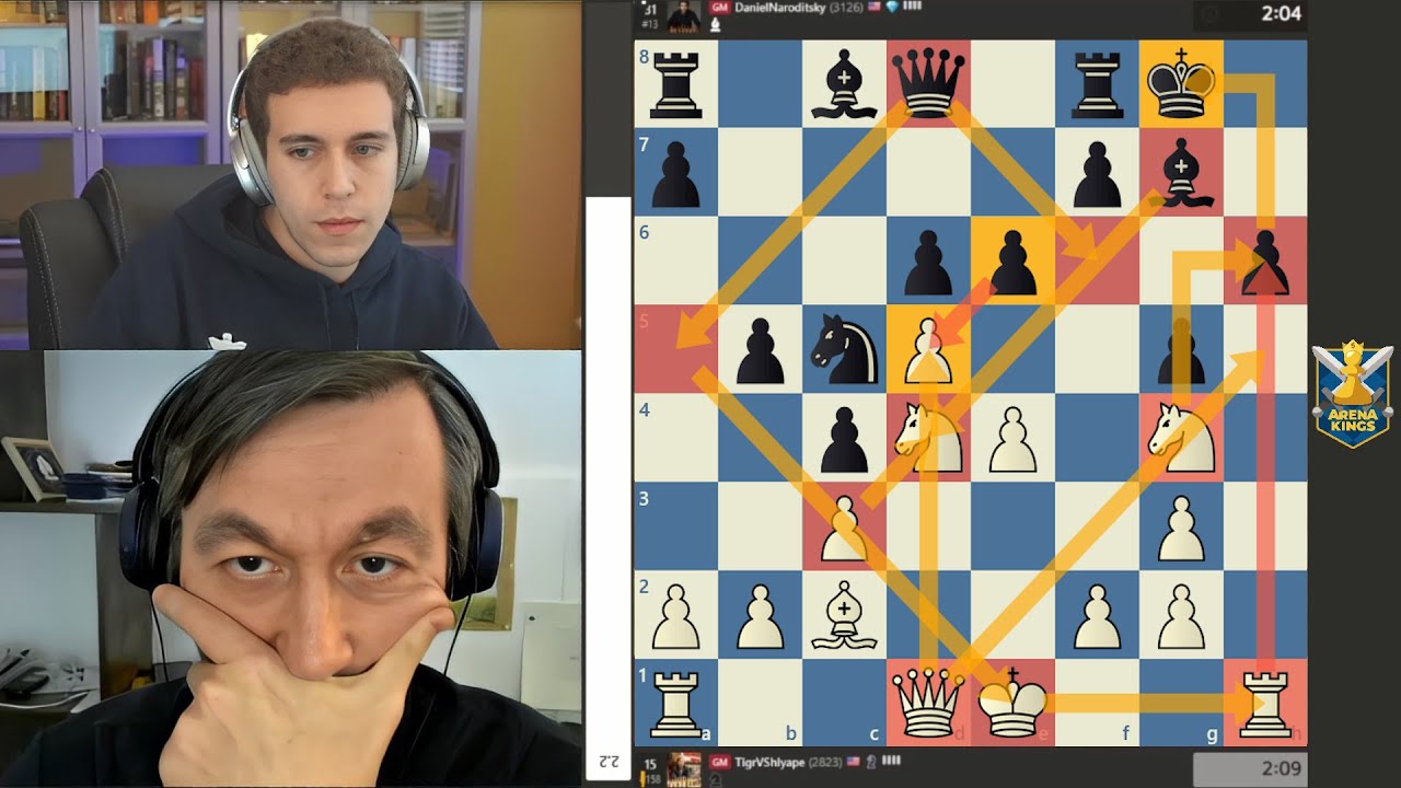 I'm playing with Danny boy! GM Gata Kamsky vs Daniel Naroditsky