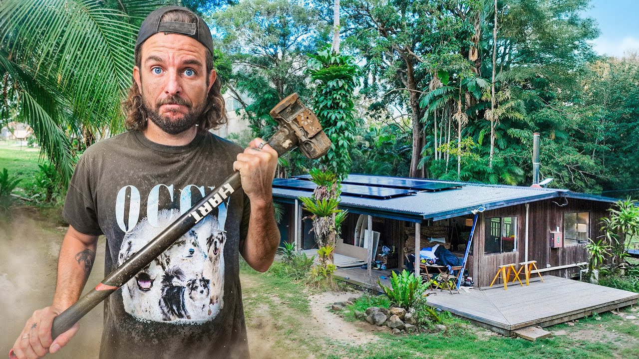 I'm ripping apart my OFF-GRID Cabin...