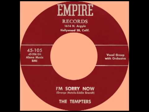 I'M SORRY NOW, The Tempters, Empire #105  1956