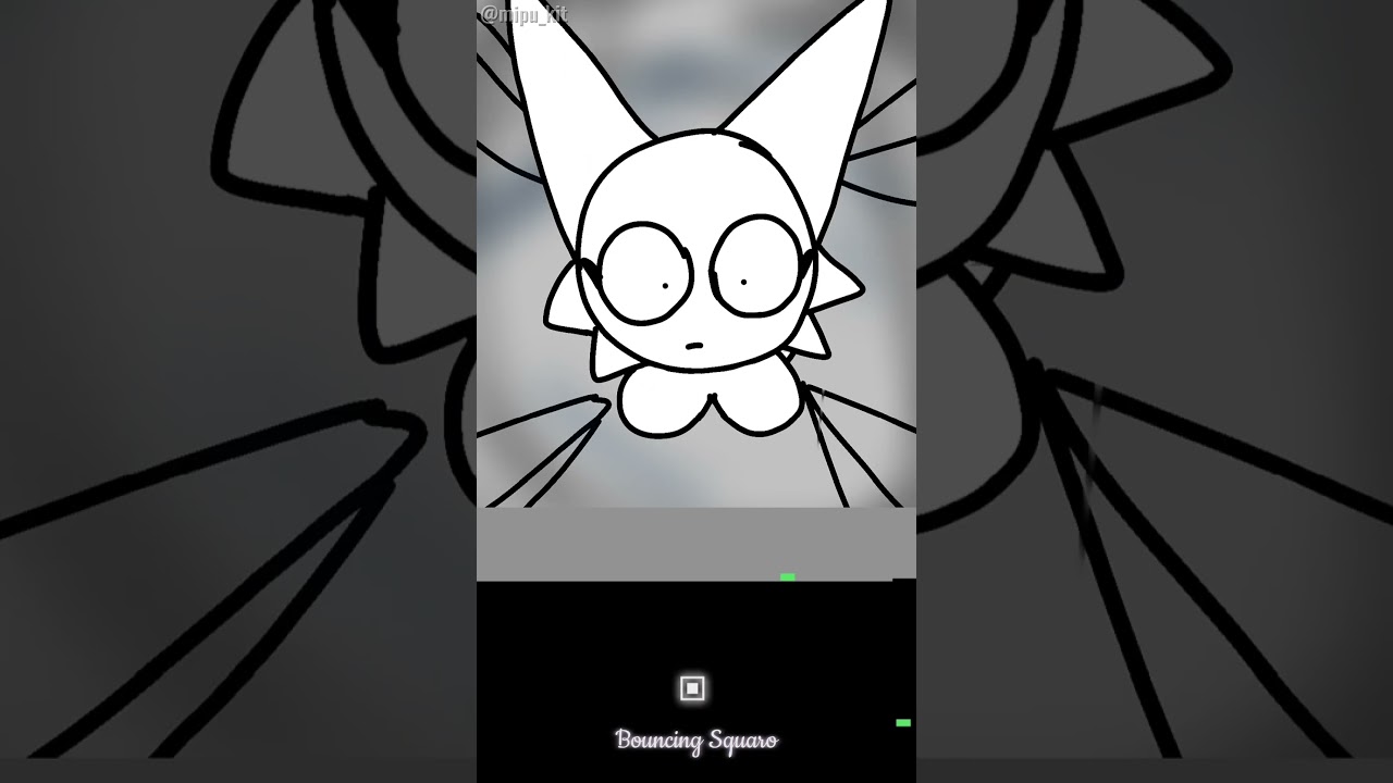 I'm Stuck Step Bro 😱 | ( Gray x Wenda ) Squaro the Bouncing Square