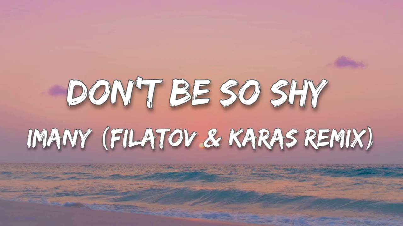 Imany {Filatov & Karas Remix}- Don't Be So Shy (Lyrics)