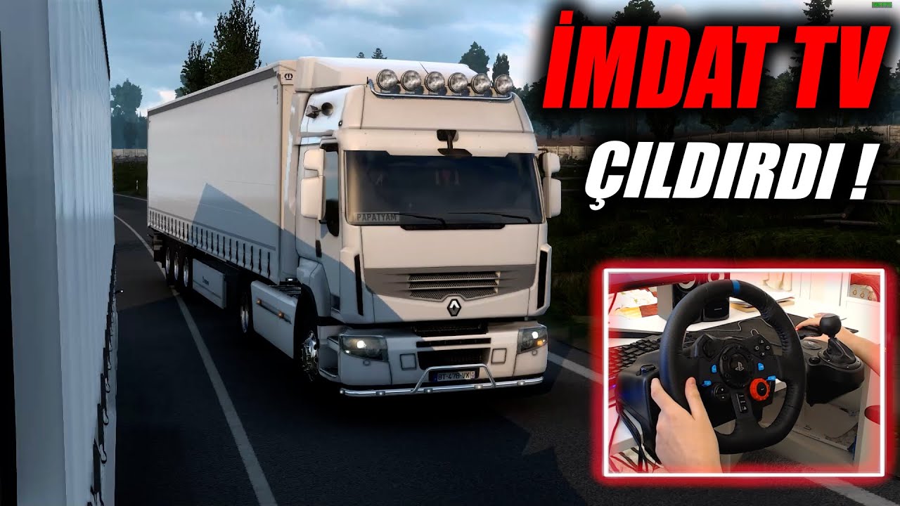 @imdatTV KIŞKIRTMA !!! YOK BÖYLE TROLL !!! ETS 2 MP Komik Anlar [ Logitech G29 ]