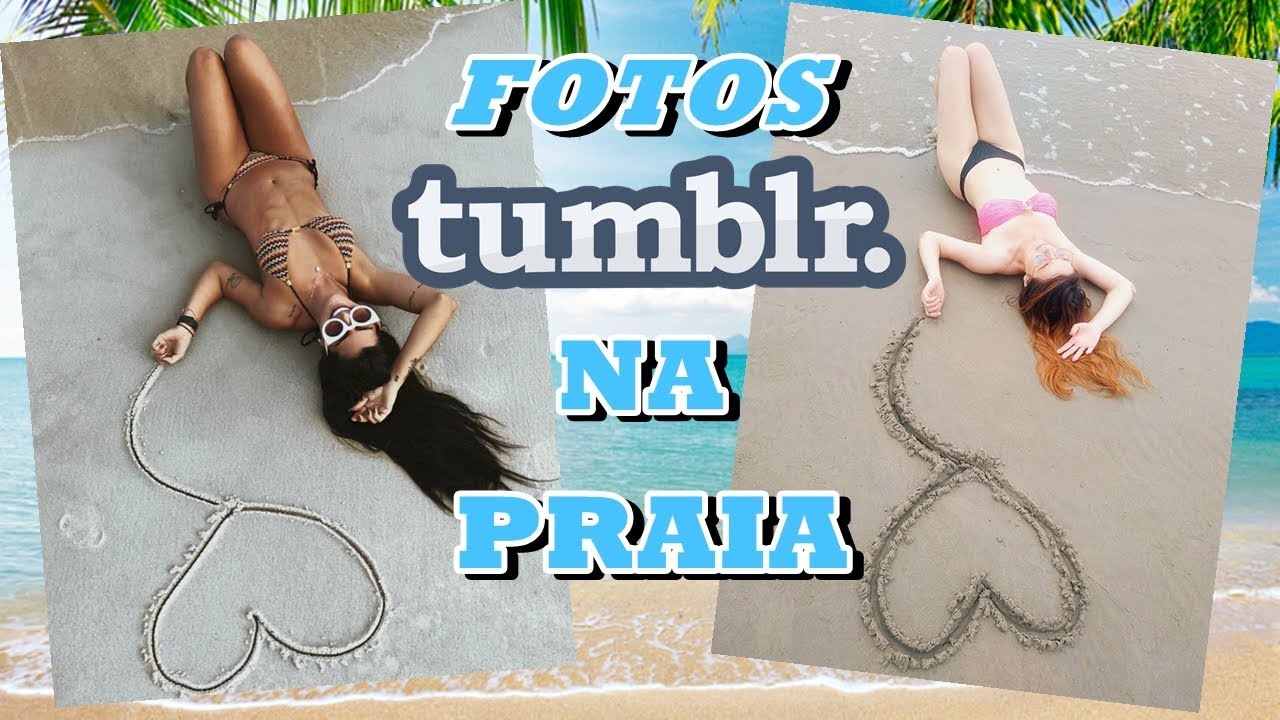 IMITANDO FOTOS TUMBLR NA PRAIA| ALINE SANTANA