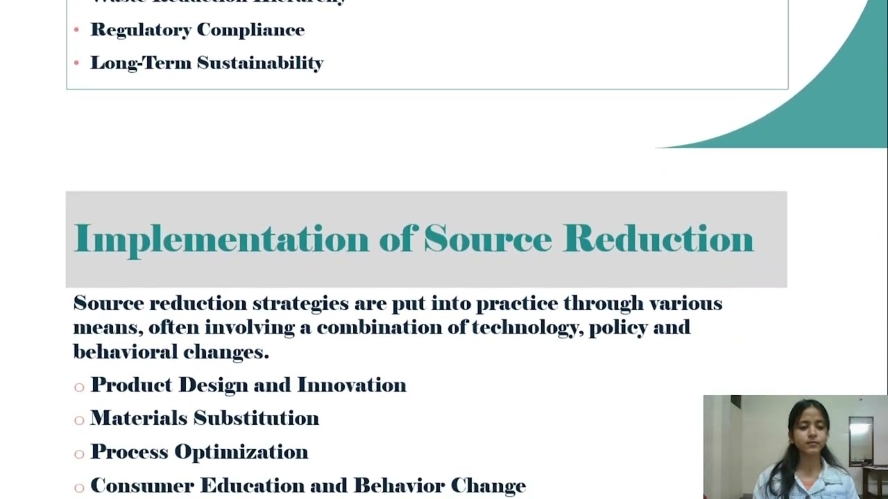 IMPLEMENTATION, MONITORING AND EVALUATION OF SOURCE REDUCTION OF WASTES.
