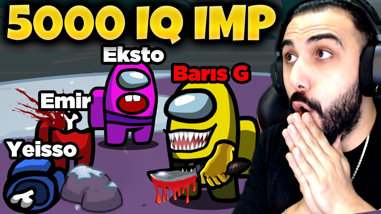 IMPOSTOR OLDUM!! YANLIŞLIKLA 5000 IQ PLAYZ YAPTIM!! EKİPLE AMONG US!! | Barış Can