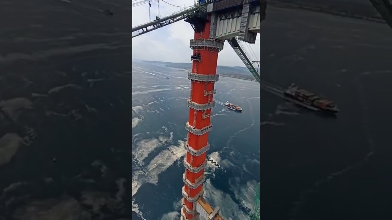 Impressive view from the Canakkale 1915 Bridge