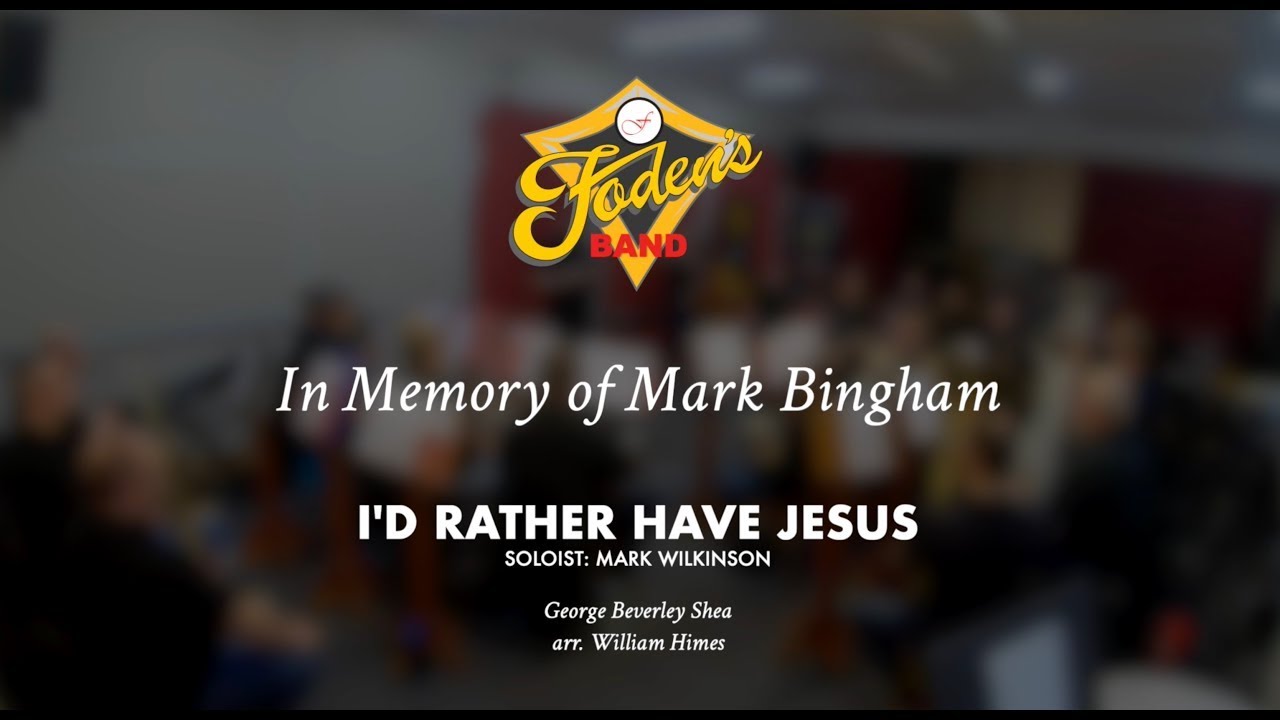 In Memory of Mark Bingham | I'd Rather have Jesus