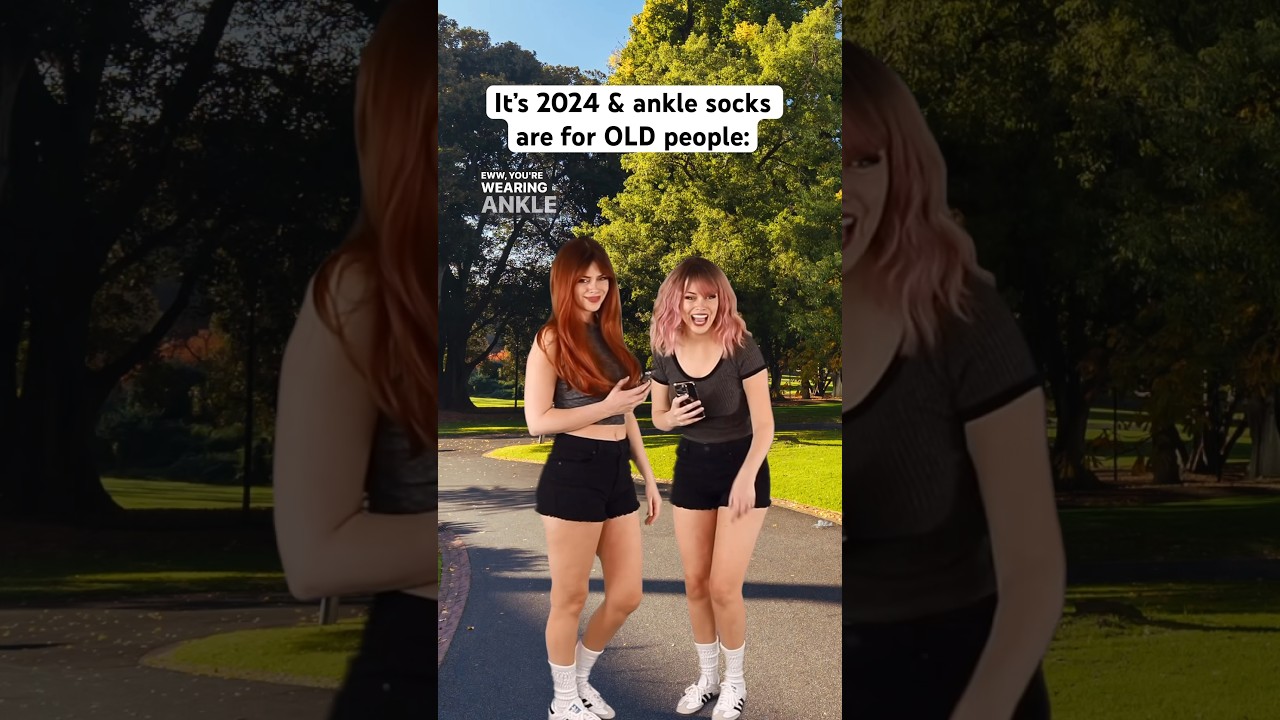 In the #2000s, ankle socks were the only way to go. Now they make us look old! #millennials #aging