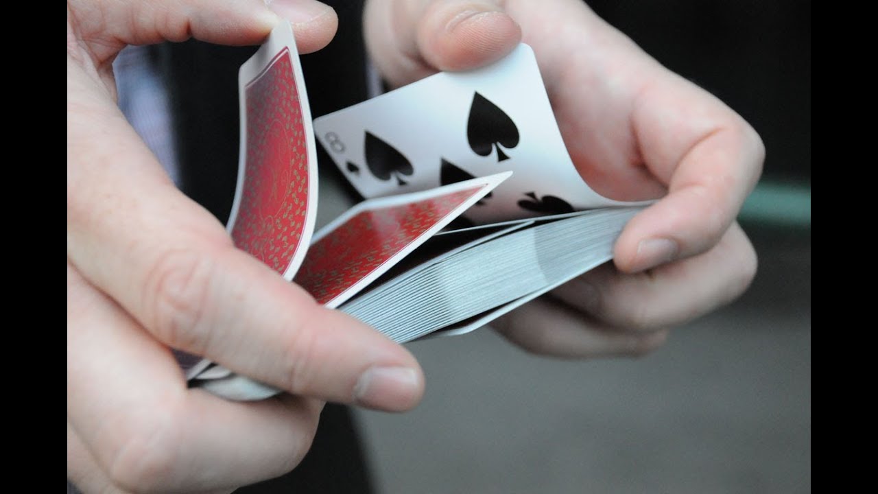 In The Hands Riffle Card Shuffle Tutorial (with bridge ending)