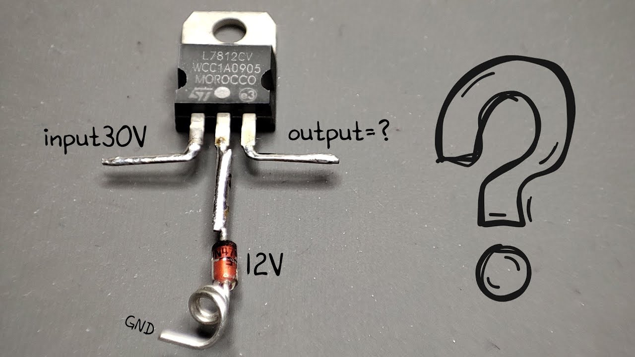 increasing voltage output of 7812 regulator
