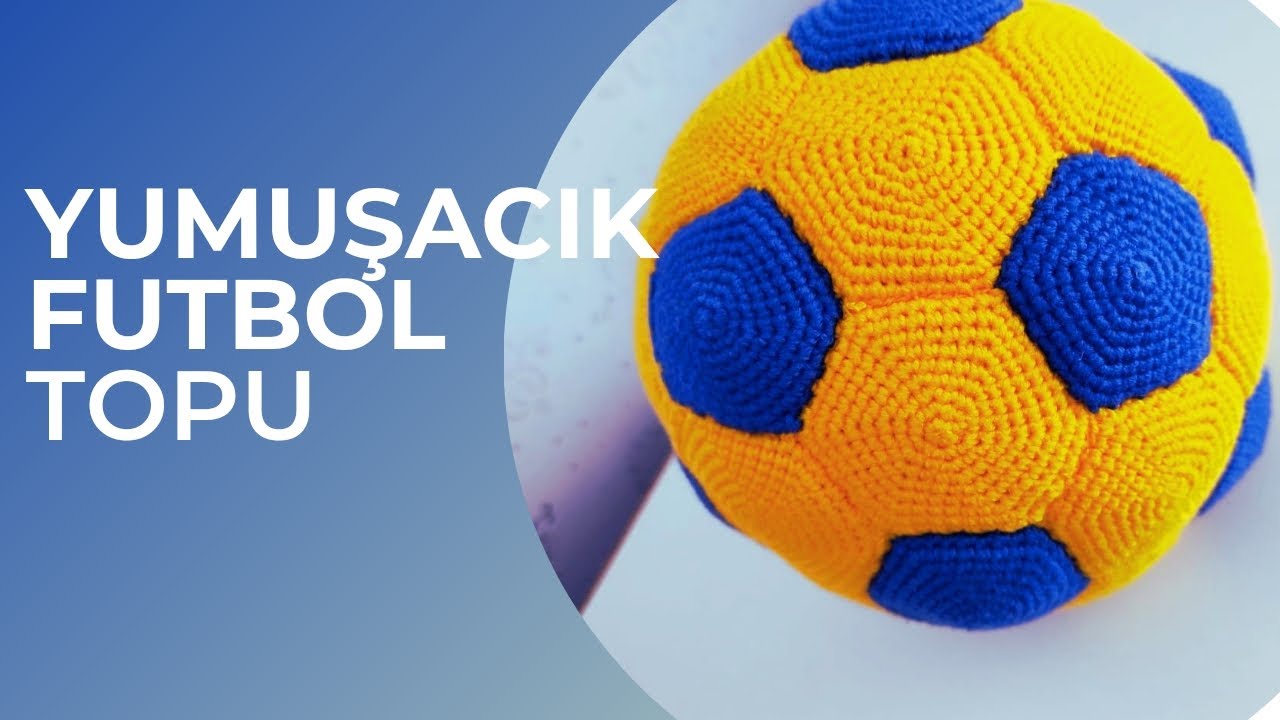 INCREDIBLE 😊 😊 MUY HERMOSA 😇 😇 AMİGURUMİ...FUTBOL TOPU BU KADAR BASİT OLMAMIŞTI...FUTBOL TOPU YAPIMI