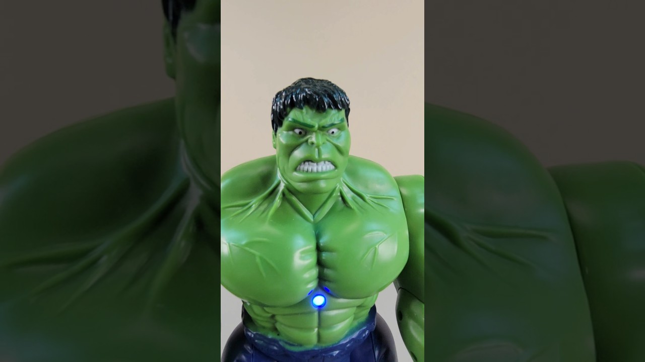 Incredible Hulk Marvel Action Figure ASMR