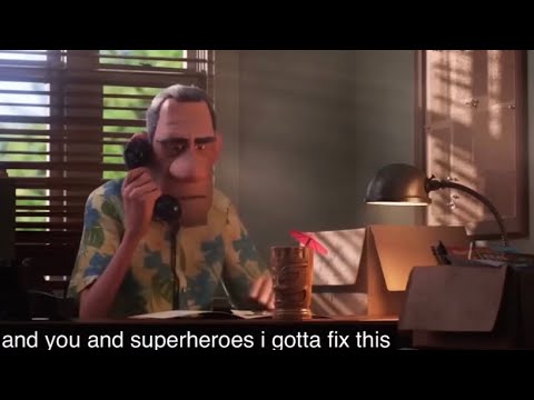 Incredibles 2 (2018) Rick Tells Bob What He Knows About Tony