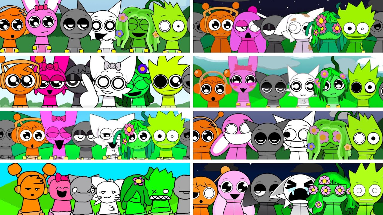 Incredibox - Sprunki but LOVE COUPLES in ALL Babies Mods