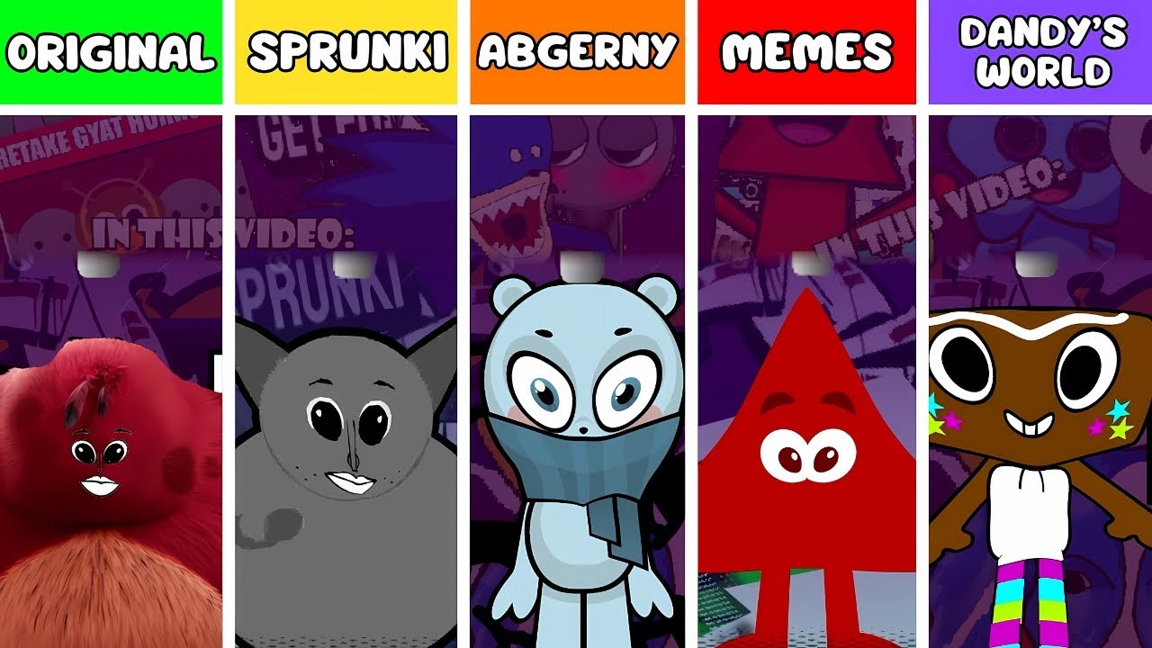 Incredibox Pibble Mayhem VS Sprunki Mayhem VS Abgerny Mayhem VS Memes Mayhem VS Danyd's World Mayhem