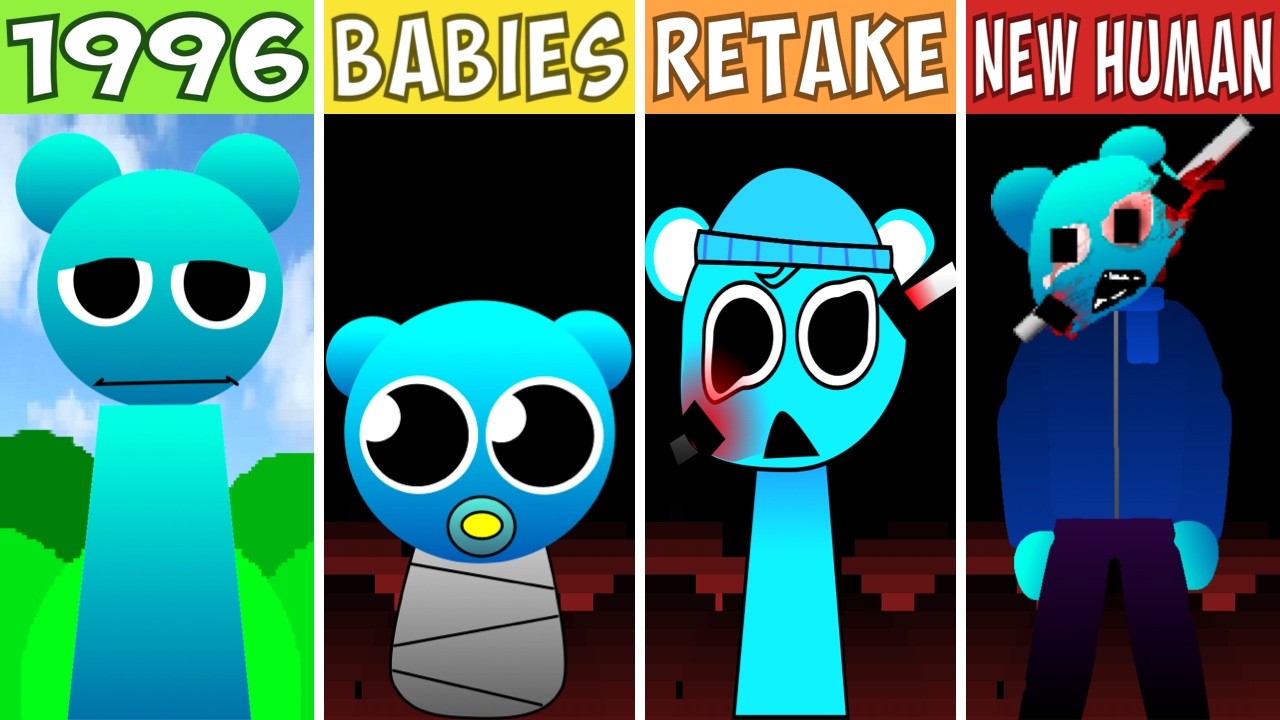 Incredibox Sprunki | 1996 VS Babies VS Retake VS New Human