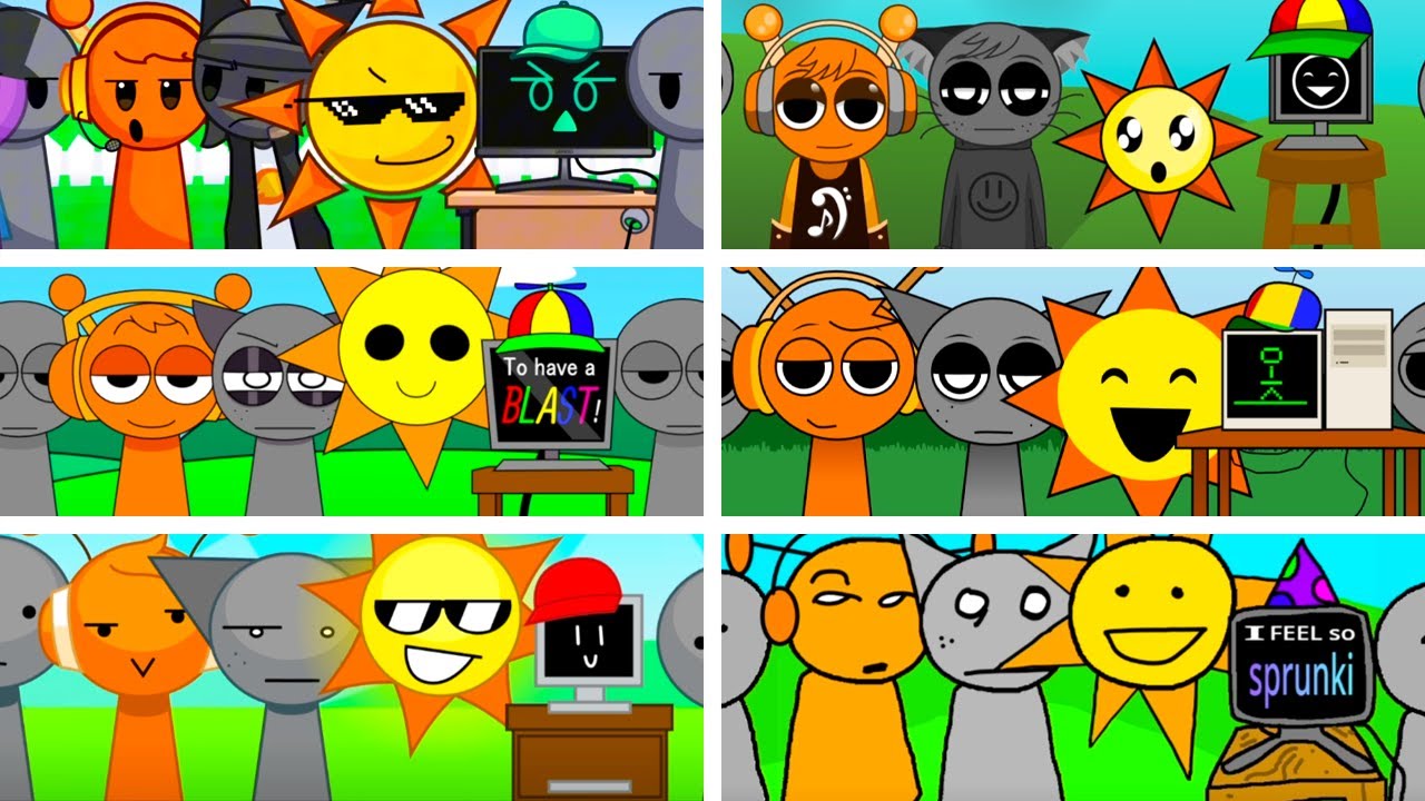 Incredibox Sprunki but FIRST BEAT, EFFECT, MELODY & VOICE in ALL Different MODS
